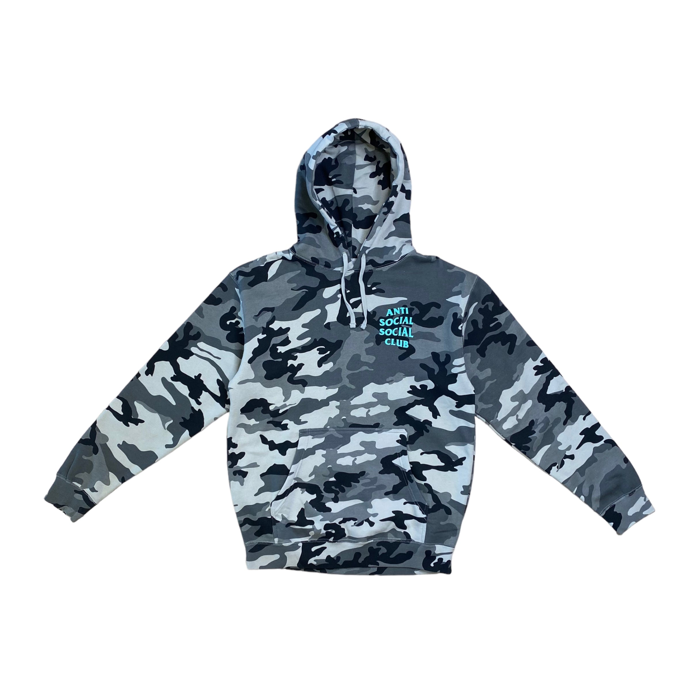 ASSC Melrose Hoodie Camo Teal