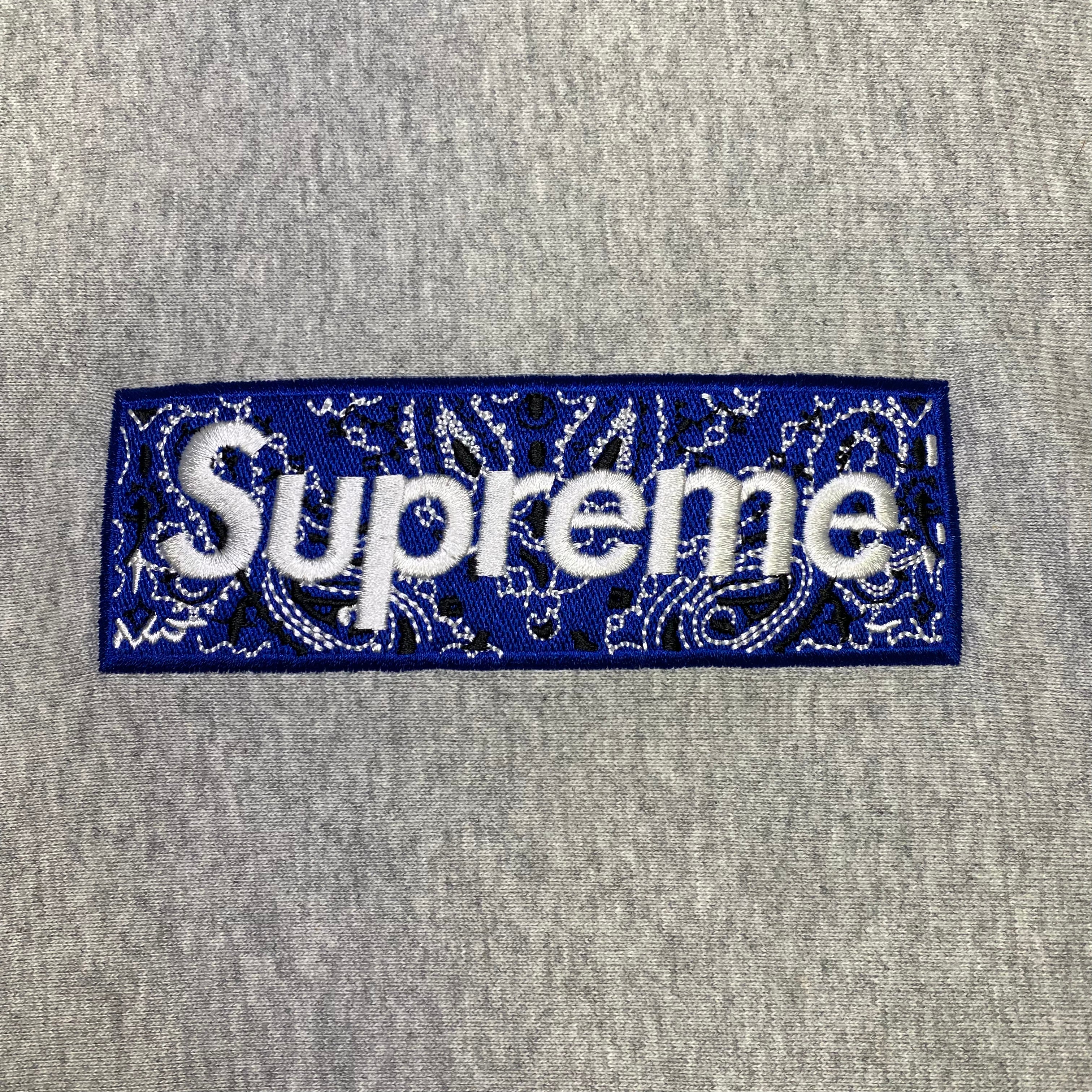 Supreme Bandana Box Logo Hooded Sweatshirt